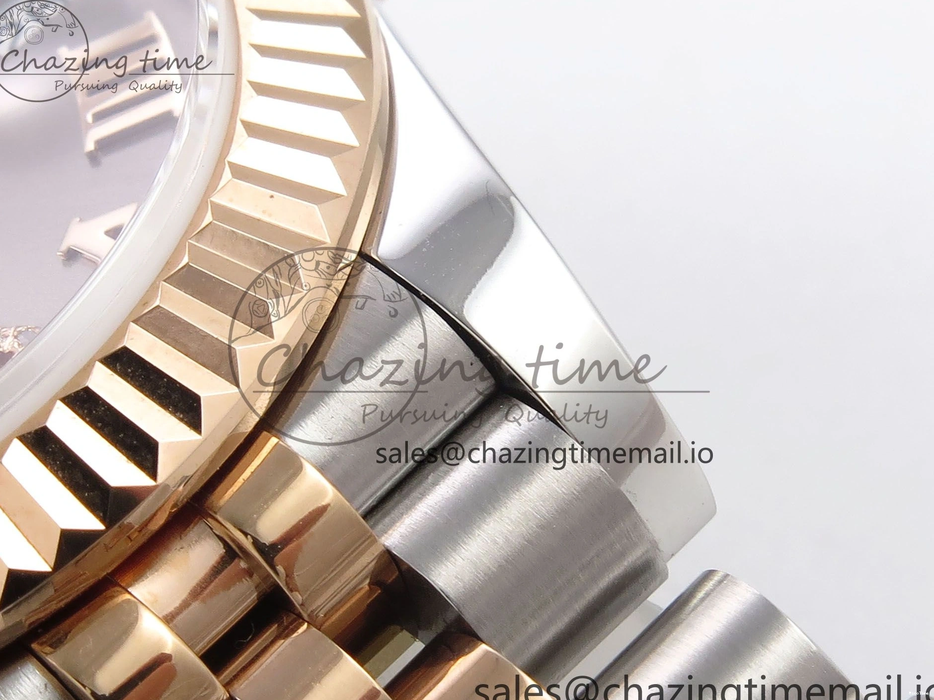 MiroTime 0401 Popular DateJust 31 278271 SS RG GMF 1:1 Best Edition 904L Steel Gray Roman Diamonds Dial on Jubilee Bracelet A 1165